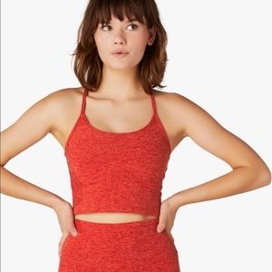 Beyond yoga Spacedye Slim Racerback Cropped Tank Top Size XS